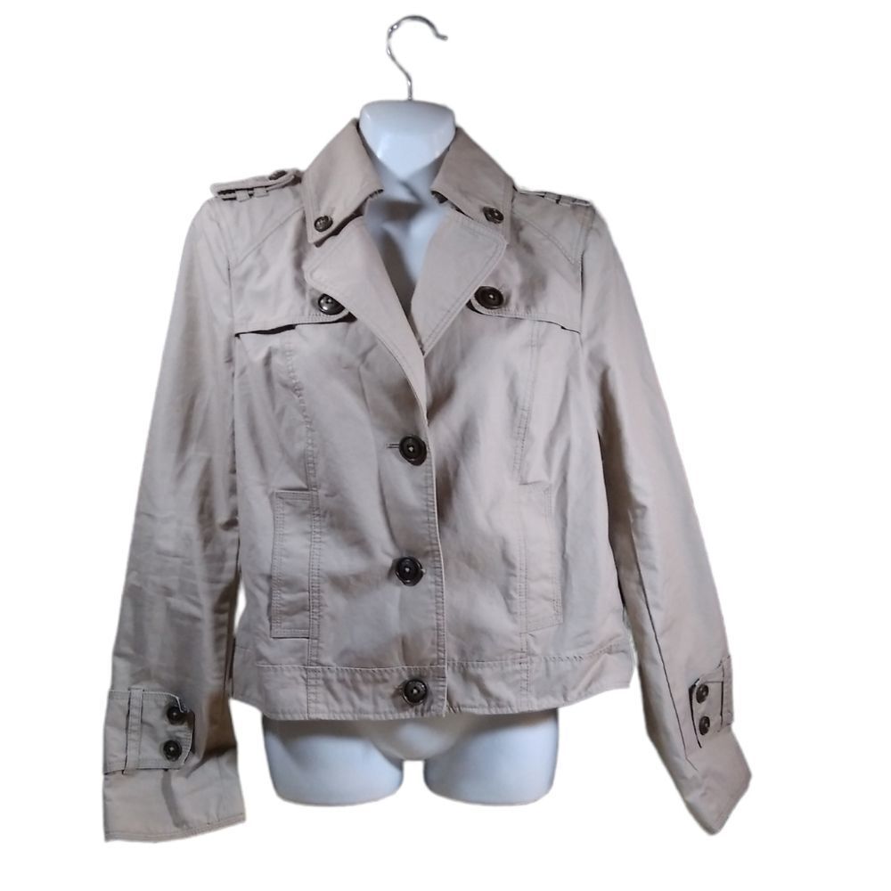 GUESS Cropped Trench Coat L